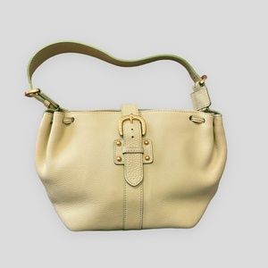 Rare Dooney & Bourke Light Green Leather Buckle Closure Demi Hobo Bag NWOT
